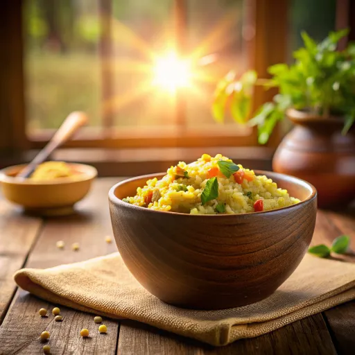 क्विनोआ-पालक खिचड़ी