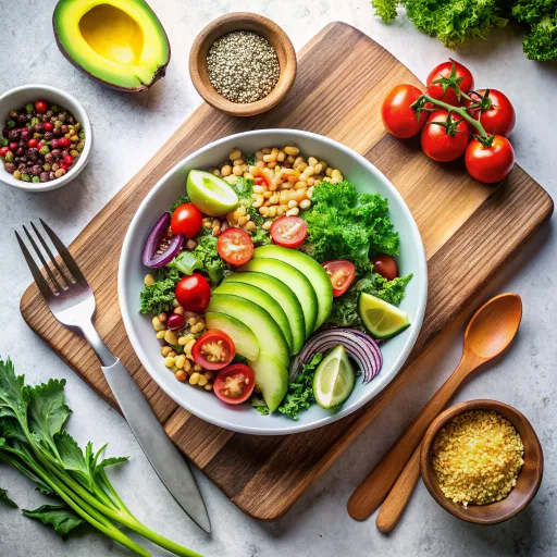 मल्टीग्रेन अवोकाडो सलाद